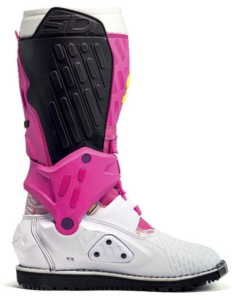 Bottes moto cross Sidi 2026 Crossair HD Billy Bolt Edition Spéciale -Blanc & Rose
