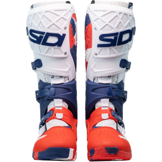 Bottes moto cross Sidi 2026 Crossair X -Blanc  Bleu Rouge