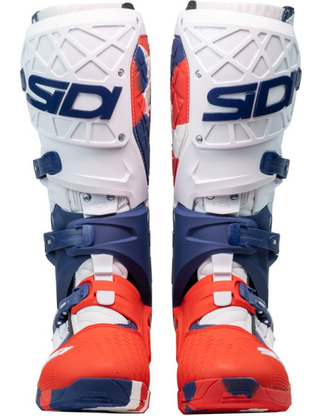 Bottes moto cross Sidi 2026 Crossair X -Blanc  Bleu Rouge
