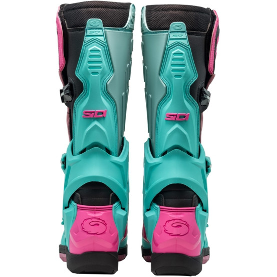 Bottes moto cross Sidi 2026 Crossair -Noir Menthe Rose