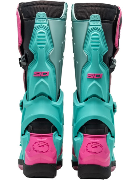 Bottes moto cross Sidi 2026 Crossair -Noir Menthe Rose