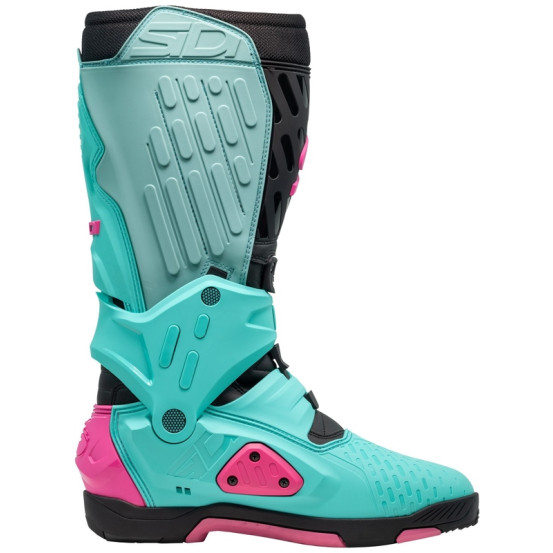 Bottes moto cross Sidi 2026 Crossair -Noir Menthe Rose