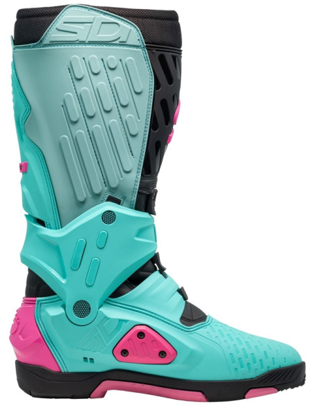 Bottes moto cross Sidi 2026 Crossair -Noir Menthe Rose