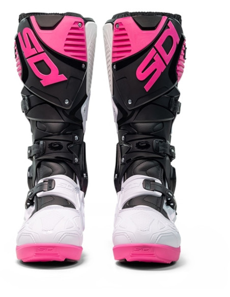 Bottes moto cross Sidi 2026 Crossfire 3 SRS -Blanc Rose