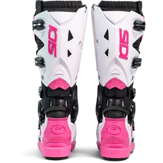 Bottes moto cross Sidi 2026 Crossfire 3 SRS -Blanc Rose