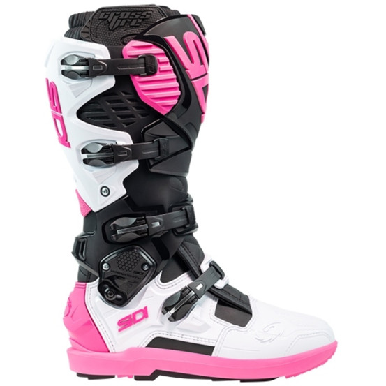 Bottes moto cross Sidi 2026 Crossfire 3 SRS -Blanc Rose