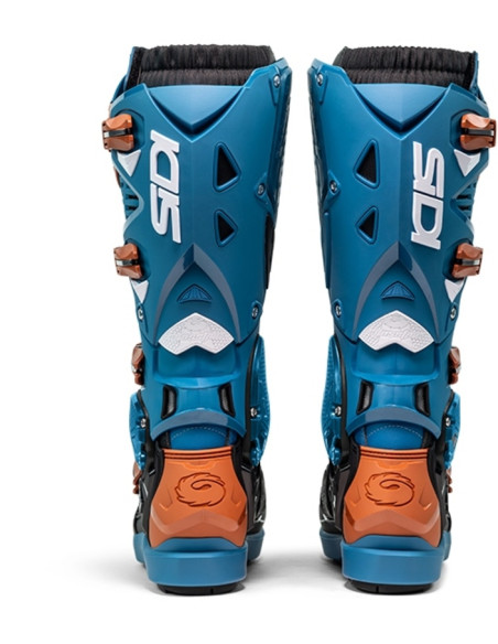 Bottes moto cross Sidi 2026 Crossfire 3 SRS -Bleu Orange