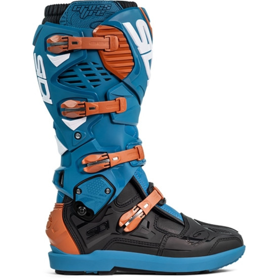 Bottes moto cross Sidi 2026 Crossfire 3 SRS -Bleu Orange