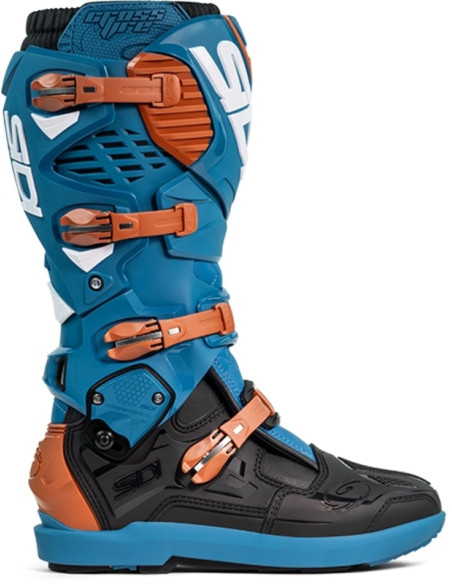 Bottes moto cross Sidi 2026 Crossfire 3 SRS -Bleu Orange