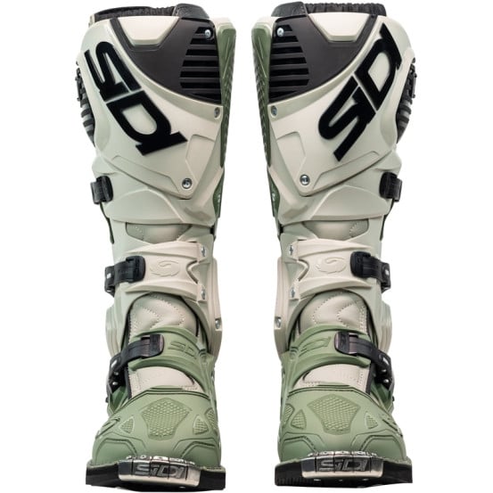 Bottes moto cross Sidi Crossfire 3 - Vert Sable
