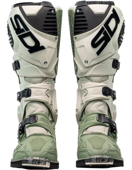 Bottes moto cross Sidi Crossfire 3 - Vert Sable