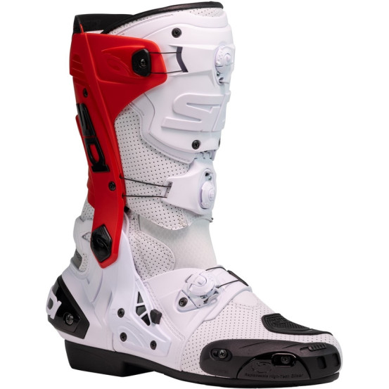 Bottes moto Sidi 2026 REX Air -Blanc Rouge