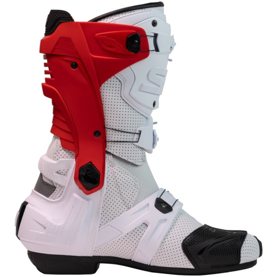 Bottes moto Sidi 2026 REX Air -Blanc Rouge