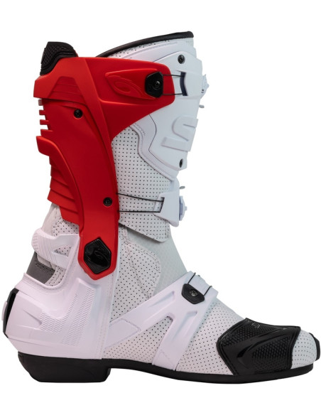 Bottes moto Sidi 2026 REX Air -Blanc Rouge