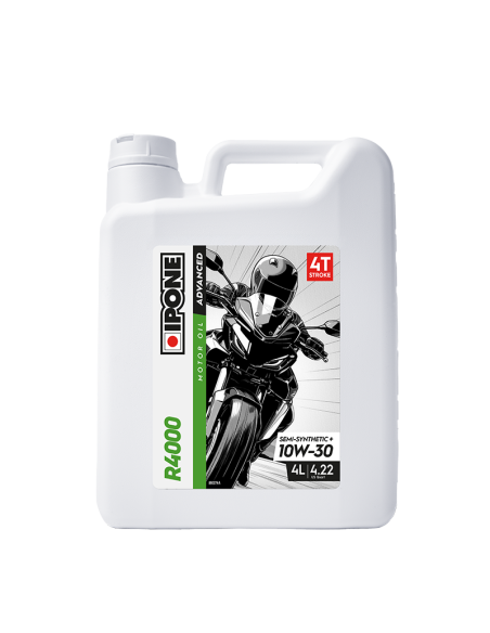 Huile moteur 4T IPONE 10W30 R4000 4 Litres