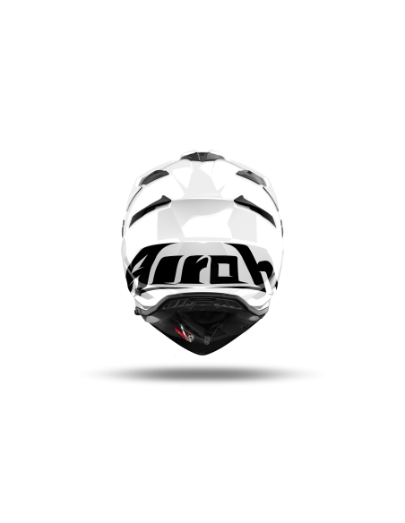 Casque moto adventure Airoh 2026 Bandit Color - Blanc