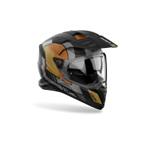 Casque moto adventure Airoh 2026 Bandit Horn - Or 2