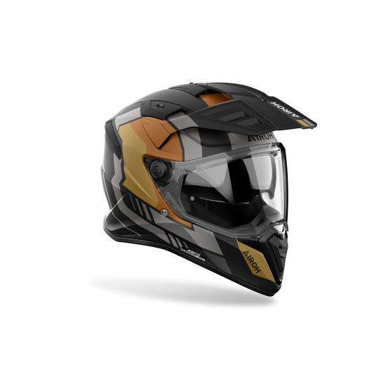 Casque moto adventure Airoh 2026 Bandit Horn - Or
