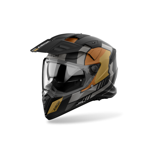 Casque moto adventure Airoh 2026 Bandit Horn - Or