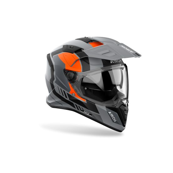 Casque moto adventure Airoh 2026 Bandit Horn - Orange