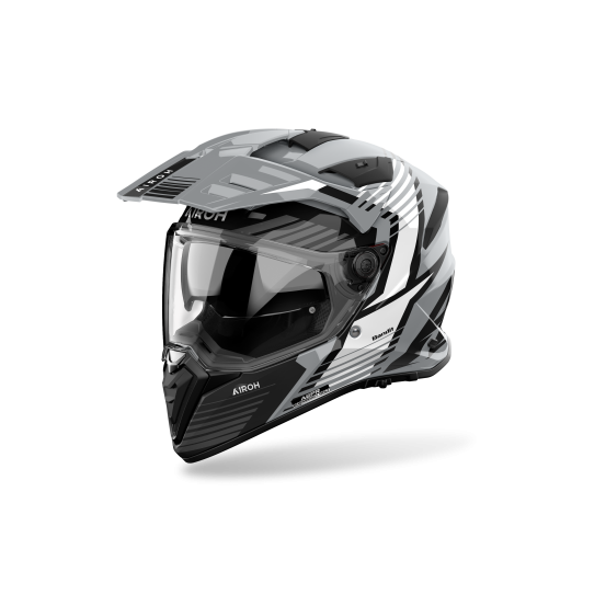 Casque moto adventure Airoh 2026 Bandit Spicy - Gris