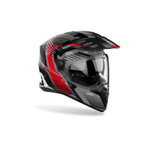Casque moto adventure Airoh 2026 Bandit Spicy - Rouge 2