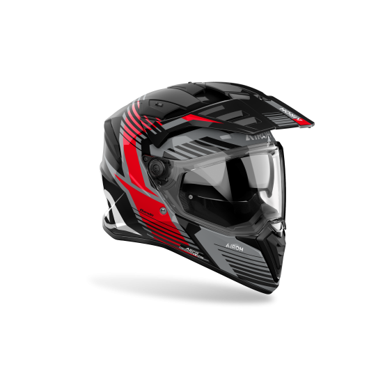 Casque moto adventure Airoh 2026 Bandit Spicy - Rouge
