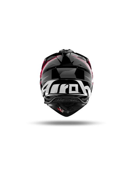 Casque moto adventure Airoh 2026 Bandit Spicy - Rouge