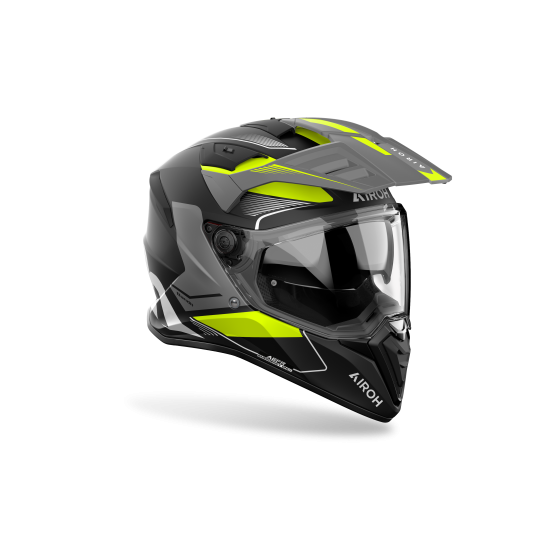 Casque moto adventure Airoh 2026 Bandit Tune - Jaune