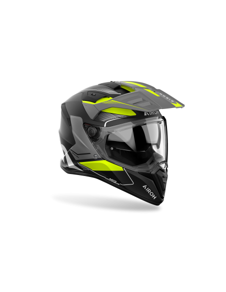 Casque moto adventure Airoh 2026 Bandit Tune - Jaune