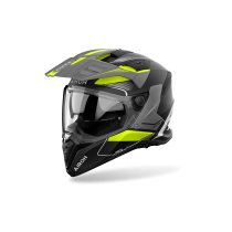 Casque moto adventure Airoh 2026 Bandit Tune - Jaune
