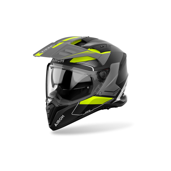 Casque moto adventure Airoh 2026 Bandit Tune - Jaune