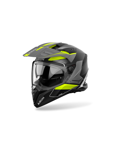 Casque moto adventure Airoh 2026 Bandit Tune - Jaune
