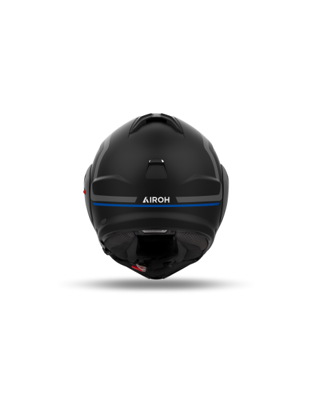 Casque moto modulable Airoh 2026 Mathisse II Genius - Bleu Rouge