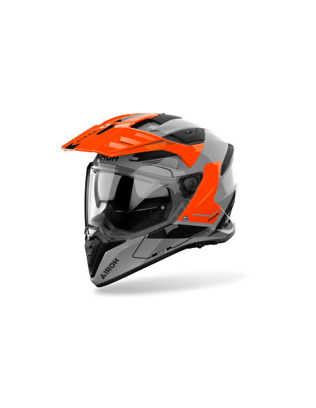 Casque moto adventure Airoh 2026 Bandit Tune - Orange