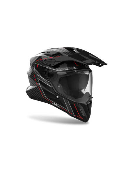 Casque moto adventure Airoh 2026 Commander 2 Stylish - Carbon