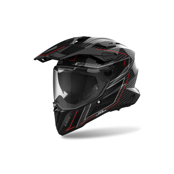 Casque moto adventure Airoh 2026 Commander 2 Stylish - Carbon