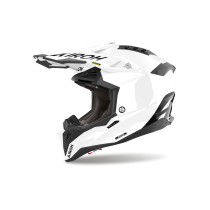Casque moto cross Airoh 2026 Aviator 3 FIM Color - Blanc