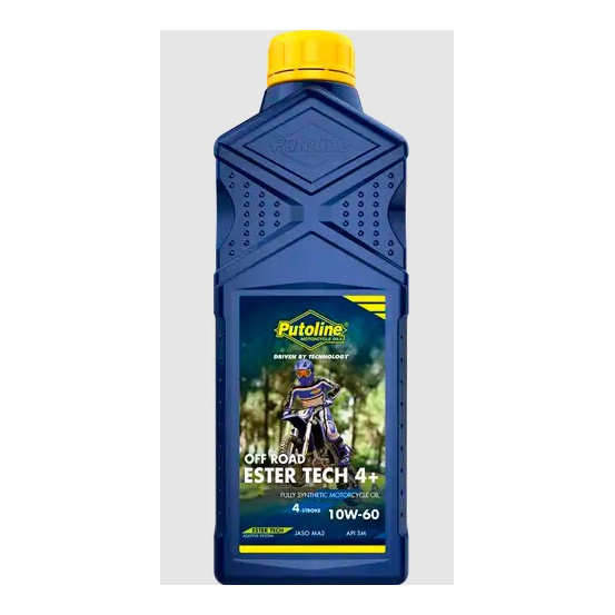 Huile moteur 4T PUTOLINE Ester Tech OFF ROAD 4+ (4 litres) 10W60