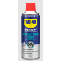 Lubrifiant WD40 graisse chaine Specialist Moto conditions sèches 400ml