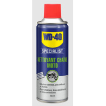 Lubrifiant WD40 nettoyant Chaine Spécialist Moto 400ml