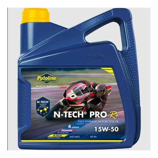 Huile moteur 4T PUTOLINE Nano Tech Syntec ROAD 4+ (4 litres) 15W50