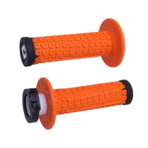 Poignées moto ODI Nomad D30 Lock-On 2T/4T - Orange Noir