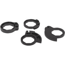 Poignées moto ODI Nomad D30 Lock-On 2T/4T - Rouge Gris 2