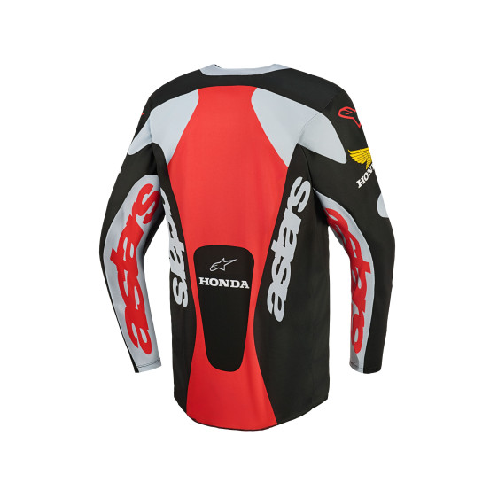 Maillot cross Alpinestars 2026 Honda Racer Veil - Noir Gris Rouge