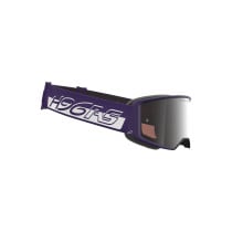 Masque cross Alpinestars Supertech Vision Hunter 96 - Violet Blanc écran iridium Argent 2