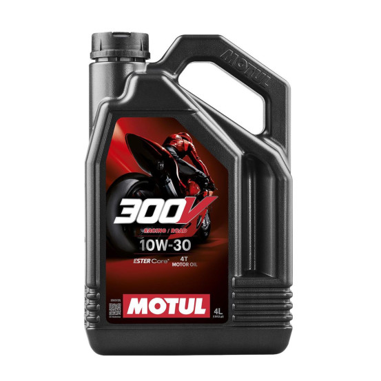 MOTUL 300V 10W30 ROAD RACING - 4 Litres - Huile moteur 4T