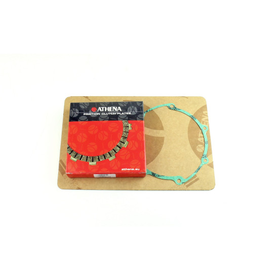 Kit disques embrayage garnis + Joint de couvercle embrayage ATHENA - GAS GAS 250 EC F 2010-2015 YAMAHA 250 WR-F 2001-2013 250..