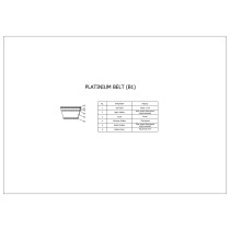 Courroie de transmission ATHENA - Kevlar - 125 Skycruiser 4T liquide, 125 X-City 2008-2011 et 125 X-Max 2006-2012 2