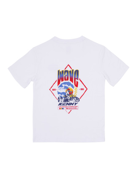T-Shirt enfant Wave Kenny - Blanc